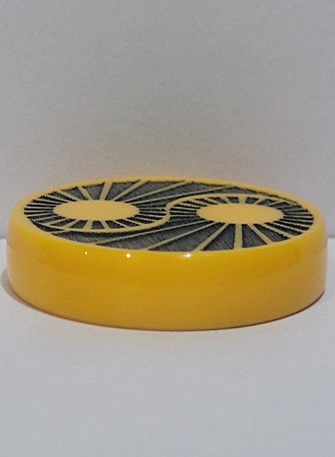 NHD مضرب الكاروم الاحترافي NHD PROAN810 - مصنوع من كرة البلياردو الأصلية (الصفراء) - Image 5